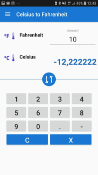 Download Celsius to Fahrenheit Convert Weather for Android screenshot 2