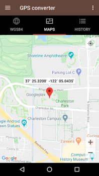 Download GPS coordinate converter Tools for Android screenshot 2