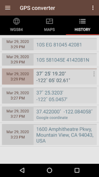 Download GPS coordinate converter Tools for Android screenshot 3