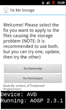 Download Actually Sufficient Storage (R Tools for Android screenshot 2
