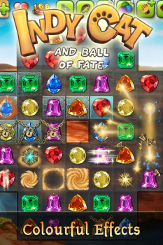 Download Indy Cat: Match 3 Adventure Puzzles for Android screenshot 2