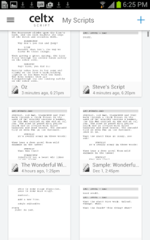 Download Celtx Script Work for Android screenshot 2