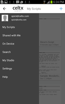 Download Celtx Script Work for Android screenshot 3