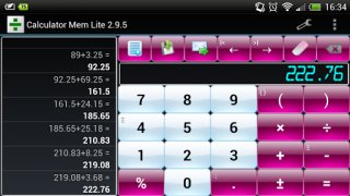 Download Calculator Mem Lite Work for Android screenshot 5