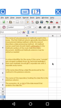 Download AndroCalc Spreadsheet editor f Work for Android screenshot 2