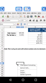 Download AndroCalc Spreadsheet editor f Work for Android screenshot 3