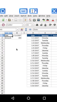 Download AndroCalc Spreadsheet editor f Work for Android screenshot 4