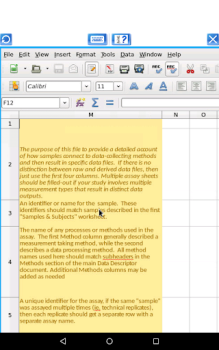 Download AndroCalc Spreadsheet editor f Work for Android screenshot 6