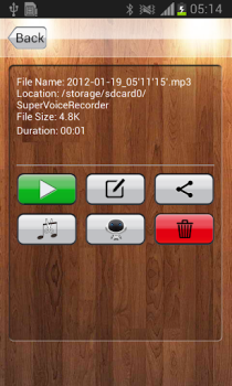 Download Voice Recorder Tools for Android screenshot 3