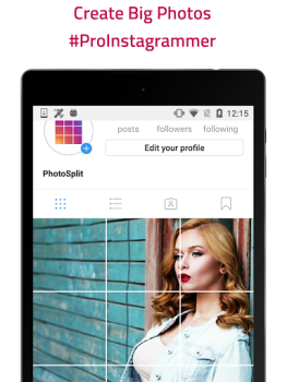 Download PhotoSplit Grid Maker Social for Android screenshot 6