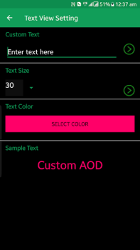 Download Custom AOD (AOD wallpapers) Personalization for Android screenshot 4