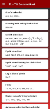 Download Rus Tilini O`rganamiz Books and Reference for Android screenshot 4