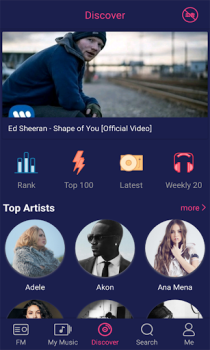 Download Free Music-Listen to mp3 songs Music and audio for Android screenshot 2