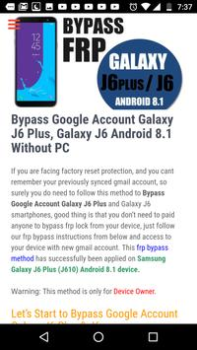 Download Bypass FRP Lock Education for Android screenshot 4