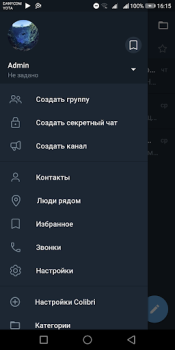 Download Colibri - Telegram unofficial Contact for Android