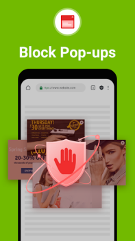 Download FAB Adblocker Browser:Adblock Contact for Android screenshot 3