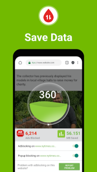 Download FAB Adblocker Browser:Adblock Contact for Android screenshot 7