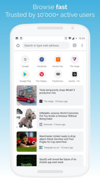 Download Kiwi Browser - Fast & Quiet Contact for Android
