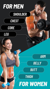 Download Dumbbell Workout at Home Health & Fitness for Android screenshot 3