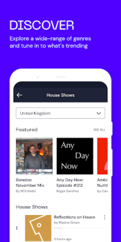 Download Mixcloud - Music, Mixes & Live Music and audio for Android screenshot 4