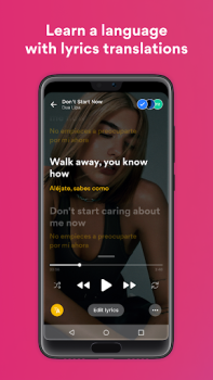 Download Musixmatch: lyrics finder Music and audio for Android screenshot 3