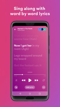 Download Musixmatch: lyrics finder Music and audio for Android screenshot 4