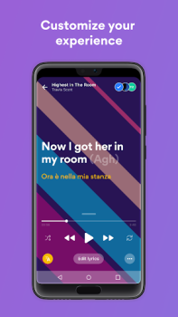 Download Musixmatch: lyrics finder Music and audio for Android screenshot 6
