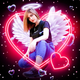 Logo Instasquare Photo Editor: Neon