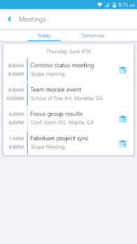 Download Skype for Business for Android Business for Android screenshot 3