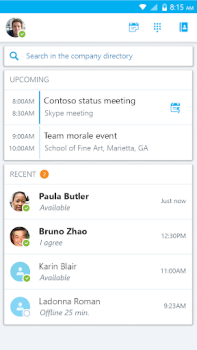 Download Skype for Business for Android Business for Android screenshot 4
