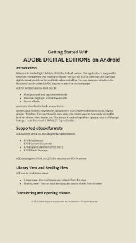 Download Adobe Digital Editions Books and Reference for Android screenshot 2