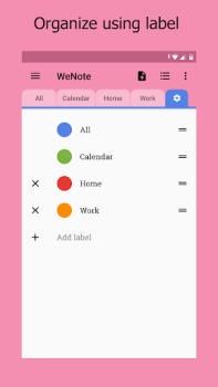 Download WeNote: Notes Notepad Notebook Work for Android screenshot 4