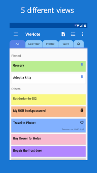 Download WeNote: Notes Notepad Notebook Work for Android screenshot 6