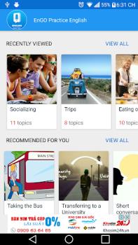 Download EnGO - Practice English Education for Android screenshot 2