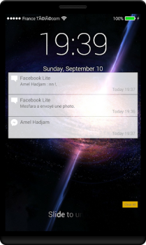 Download Black Hole Lock Screen Personalization for Android screenshot 3