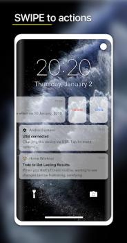 Download iNotify - iOS lock and notific Personalization for Android screenshot 3