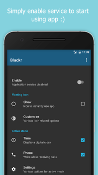 Download Blackr: OLED Screen Off Tools for Android