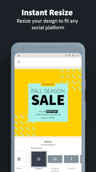 Download Adobe Express: AI Video Design Art and design for Android screenshot 3