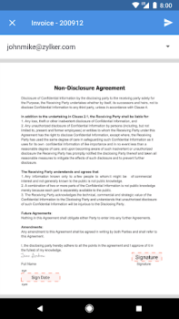 Download Zoho Sign - Fill & eSign docs Work for Android screenshot 7