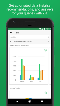 Download Zoho Sheet - Spreadsheet App Work for Android screenshot 2