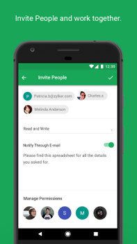 Download Zoho Sheet - Spreadsheet App Work for Android screenshot 3