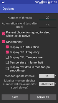 Download CPU Throttling Test Tools for Android screenshot 3