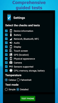 Download Phone Check and Test Tools for Android screenshot 2