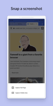 Download Vivaldi Browser Snapshot Contact for Android screenshot 6
