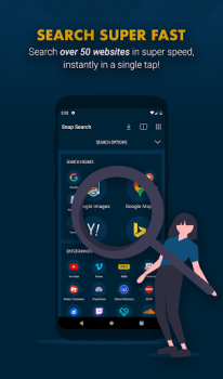 Download Snap Search - Private Browser Contact for Android screenshot 3
