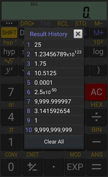 Download RealCalc Scientific Calculator Work for Android screenshot 4