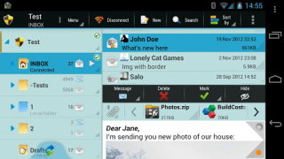 Download ProfiMail Go - email client Contact for Android screenshot 2