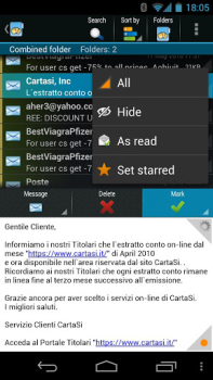 Download ProfiMail Go - email client Contact for Android screenshot 6