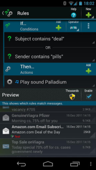 Download ProfiMail Go - email client Contact for Android screenshot 7