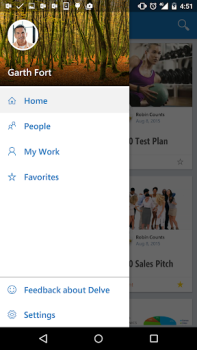 Download Office Delve Work for Android screenshot 2